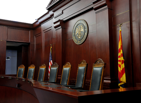 Arizona Supreme Court courtroom