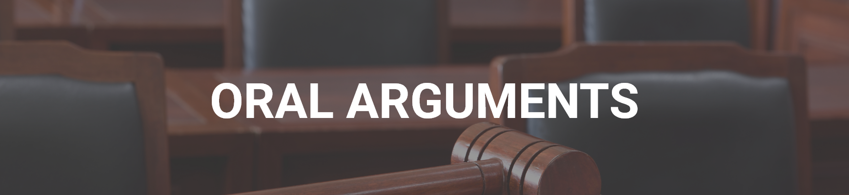 Oral Arguments banner